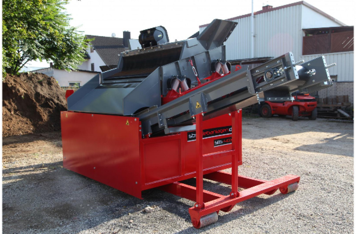 SBS Containermobile Hakenlift Siebanlage SBS 40 XL