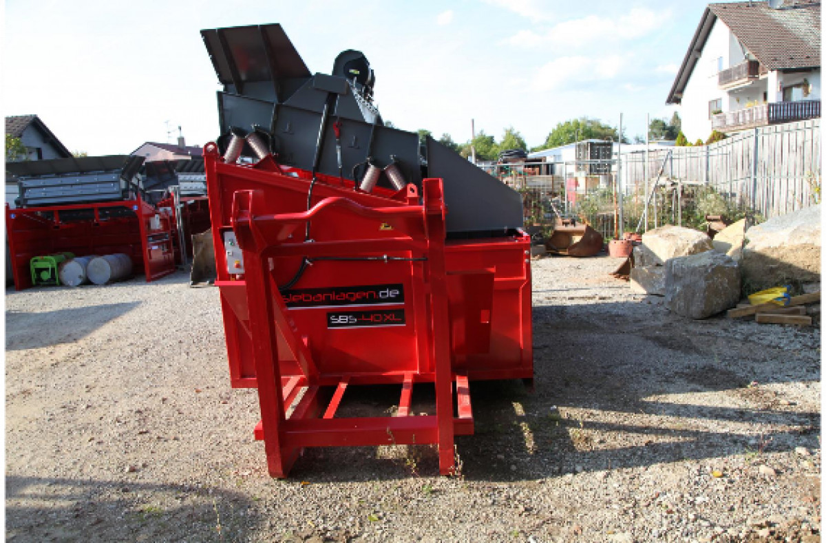 SBS Containermobile Hakenlift Siebanlage SBS 40 XL