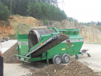 Trommelsiebanlage Zemmler MS 1600 (Doppeltrommel)