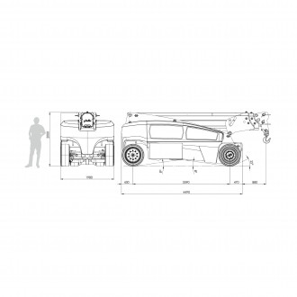 Elektro Mobilkran VALLA V210 R