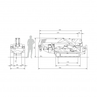 Minikran MC405 Raupenkran