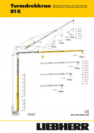 Liebherr 81K Turmdrehkran Regensburg