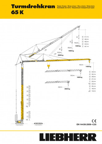 Liebherr 65K Turmdrehkran Regensburg