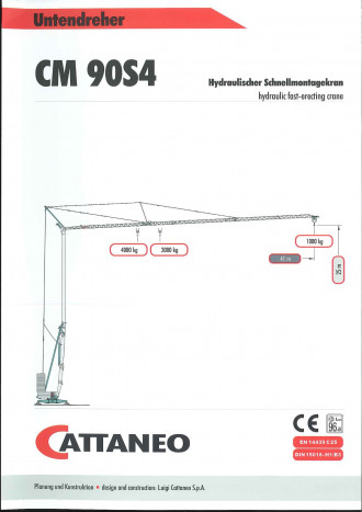 Cattaneo CM90S4 Turmdrehkran Regensburg