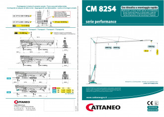 Cattaneo CM82S4 Turmdrehkran Regensburg