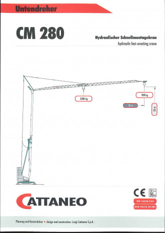 Cattaneo CM280 Turmdrehkran Regensburg