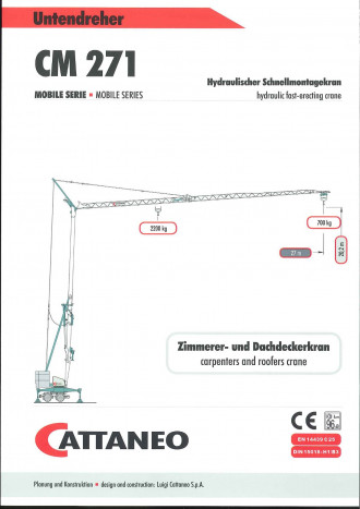 Cattaneo CM271 Turmdrehkran Regensburg