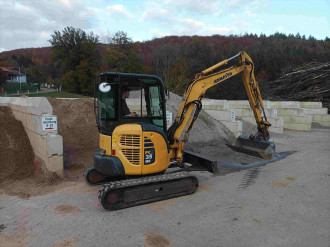 Komatsu PC 35 mit Powertilt Lörrach