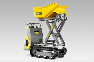 Minidumper Kettendumper 500kg Nutzlast Hochkippmulde Wacker Neuson DT05 Neuwied