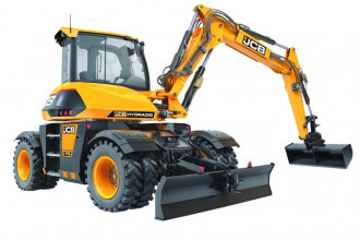 Mobilbagger 12 t mit Verstellausleger JCB 110W Hydradig Neuwied