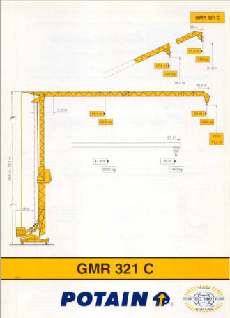 Baukran Potain 321 C 