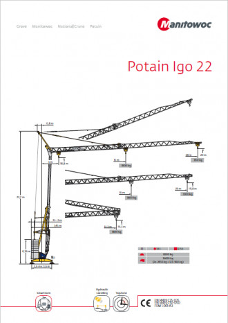 Baukran Potain Igo 22 