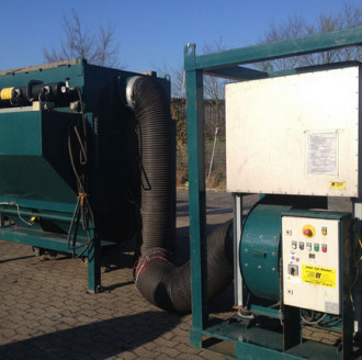 Entstaubungsanlage transportabel Munkebo MB 18.000 m³/h 