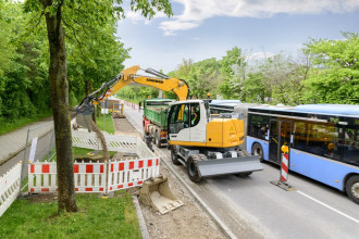 Liebherr A 910 Compact Litronic Freiburg im Breisgau