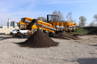 Sternsiebanlage 3-Fraktionen (Kalkmischeinheit, Bodenstabilisierung) 