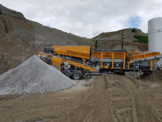 Sternsiebanlage 3-Fraktionen (Kalkmischeinheit, Bodenstabilisierung)