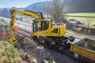 Liebherr A 922 Rail Litronic Zweiwegebagger 