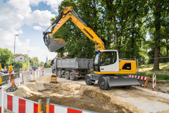 Liebherr A 918 Litronic Freiburg im Breisgau