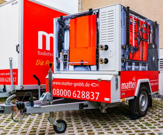 Przyczepa grzewcza Mobiheat typu WWK100 