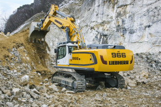 Liebherr R 966 Litronic Freiburg im Breisgau