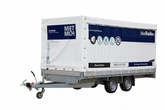 PKW Anhänger mit Plane XL Ges.-Gew. 2700 kg 