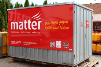 Heiz-Container matter Typ WWÖ80/120 Singen