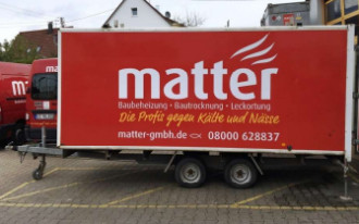 Przyczepa grzewcza matowa typu K200WW 