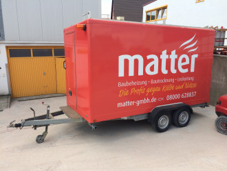 Heiz-Anhänger matter Typ K270WW Stollberg Erzgebirge