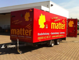 Przyczepa grzewcza matowa typu K310WW 