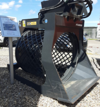 Siebtrommel Cangini VS9E Schnellwechsler MS10 Bagger Anbaugerät 