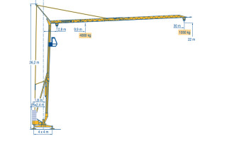 Potain HD36 Mietkran Rodgau