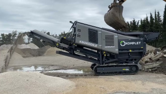 KOMPLET Crocodiles Mobilna kruszarka Rozdrabniarka 200t/h 