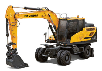 Hyundai HW140 Mobilbagger Solingen