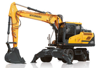 Hyundai HW180 Mobilbagger Solingen