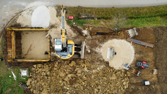 Schacht Verbausysteme / Baugrubenverbau Verbau Baugrube 