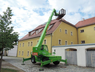 Teleskopstapler drehbar - Merlo 45.21 MCSS ROTO STR210-4.5t-D 