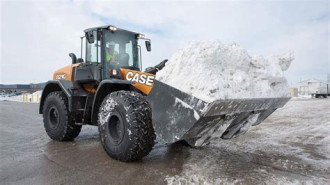 CASE 821G Radlader mit Schnellwechsler