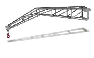 Lasthaken GTSZ GMH 1500 R ZM2 – Gittermastausleger 