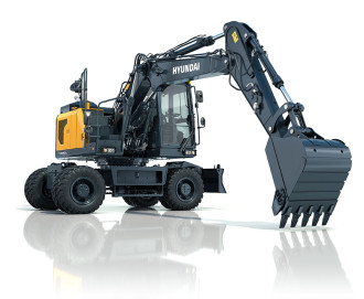 Hyundai Mobilbagger HW150ACR Verstellausleger Siegen