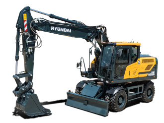 Hyundai Mobilbagger HW160A Verstellausleger Siegen