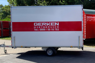 Bauwagen Schnellläufer leicht und wendig mit Kugelkupplung 