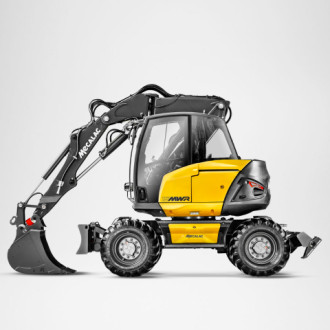 Mobilbagger MECALAC 15 MWR - Bio-Öl 