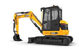 JCB 56 Z Kurzheck-Minibagger, Gewicht ca. 5.542 kg 