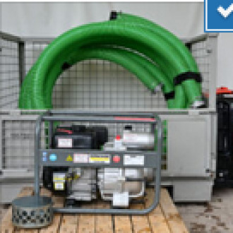 Schmutzwasserpumpe Kärcher extrem groß 760L/ Minute mit 20 m ansaugfestm PVC Schlauch, WWP 45, Kärcher Ludwigsburg