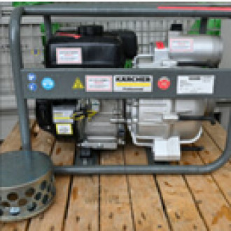 Schmutzwasserpumpe Kärcher extrem groß 760L/ Minute mit 20 m ansaugfestm PVC Schlauch, WWP 45, Kärcher
