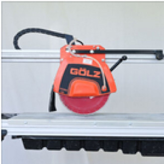 Brückensäge Fliesensäge Fliesenschneider Steinsäge Nassschnitt bis 120cm Schnittlänge und 11cm Schnitttiefe, inkl. Diamantscheibenabnutzung, GS350A-120 Gölz 