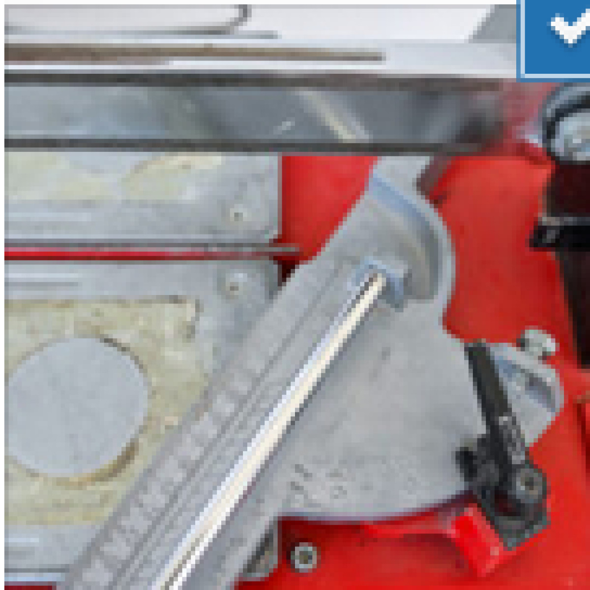 Fliesenschneider handgeführt bis 135cm mit Laser, max. 23mm Brechleistung, GigaCut1350, Heka