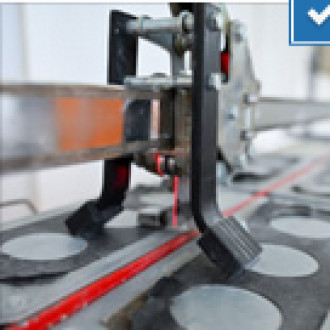 Fliesenschneider handgeführt bis 135cm mit Laser, max. 23mm Brechleistung, GigaCut1350, Heka
