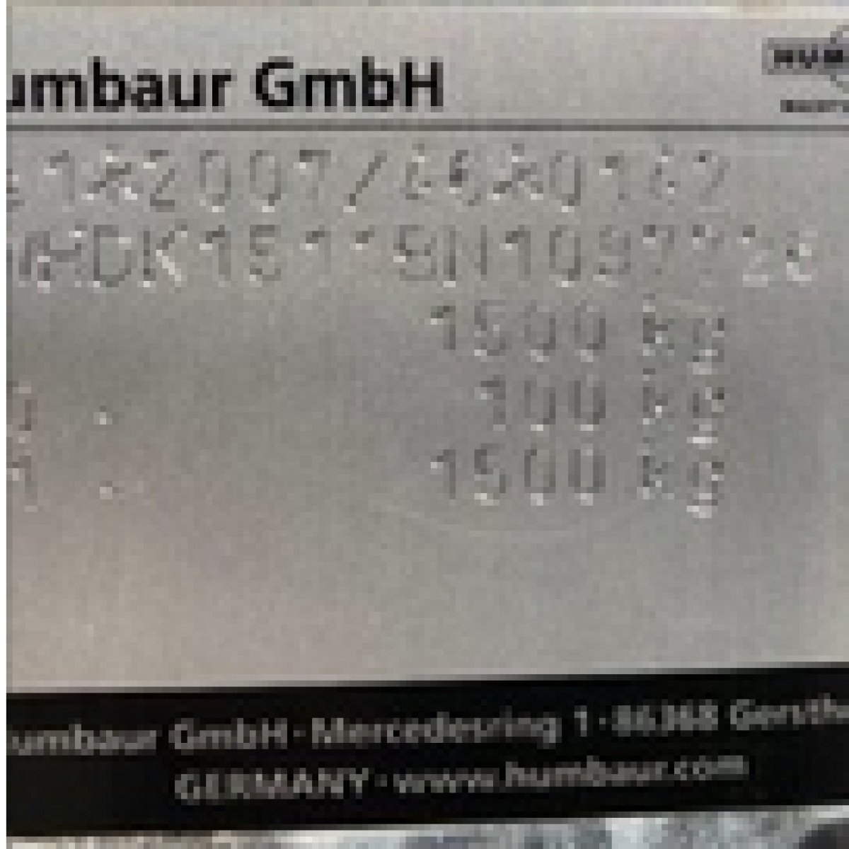 PKW Anhänger Rückwärtskipper 1500 kg Gitter Einachser, Humbaur