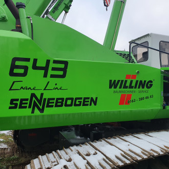 Raupen-Teleskop-Kran 643 R - Serie D in besonders robuster Ausführung mit erstklassigen Qualitäts-Komponenten _KG000514